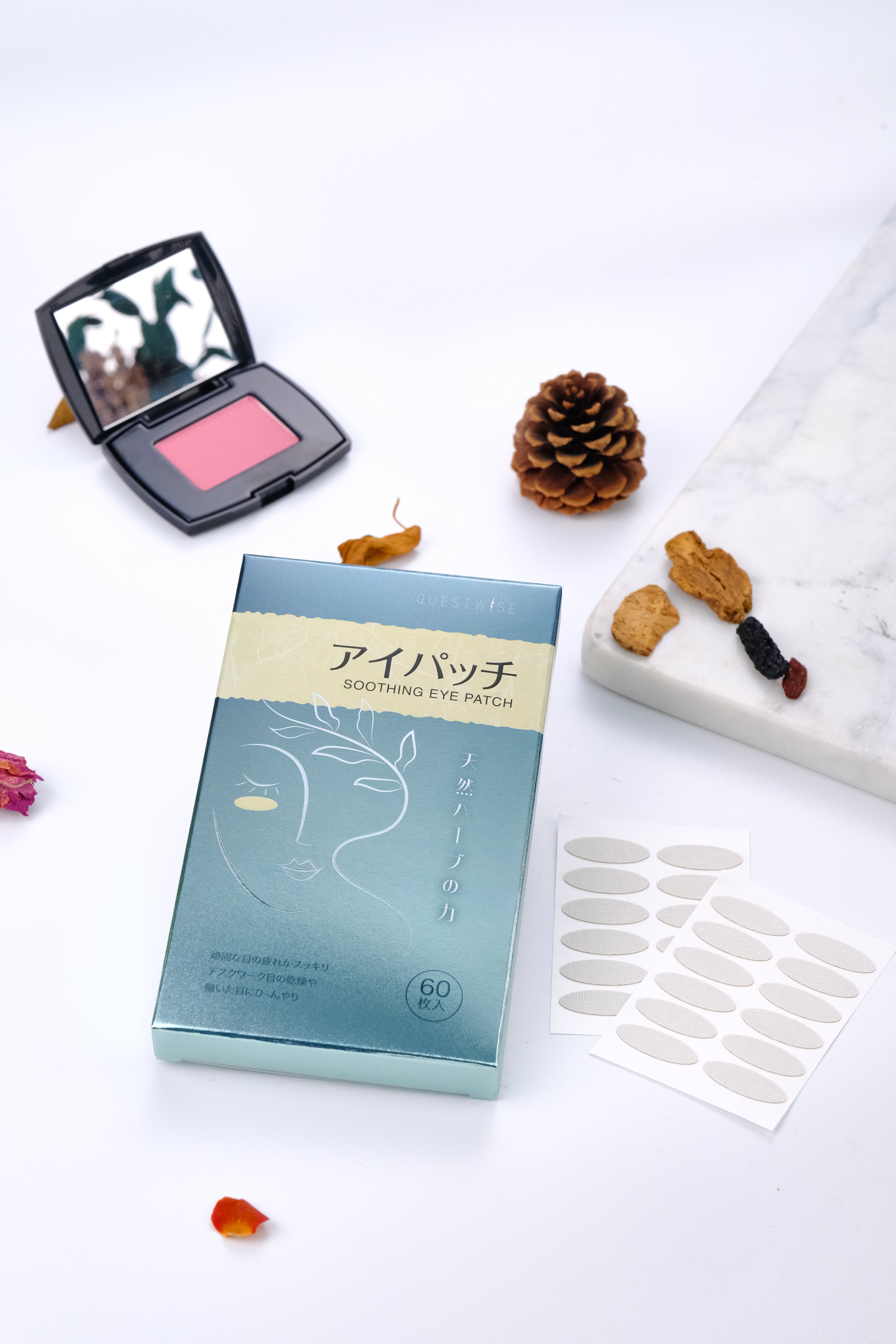 草本冷敷眼貼 - 3個月包裝 9盒裝（贈試用裝3袋，價值$15）